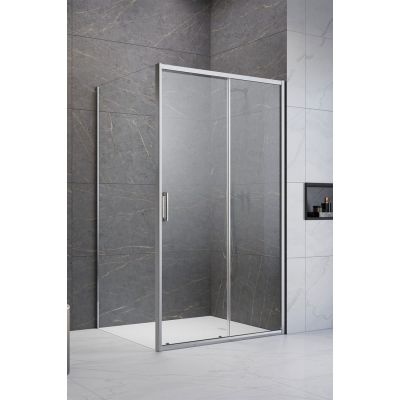 Radaway Premium Pro KDJ drzwi prysznicowe 120 cm rozsuwane chrom połysk/szkło przezroczyste 1015120-01-01R