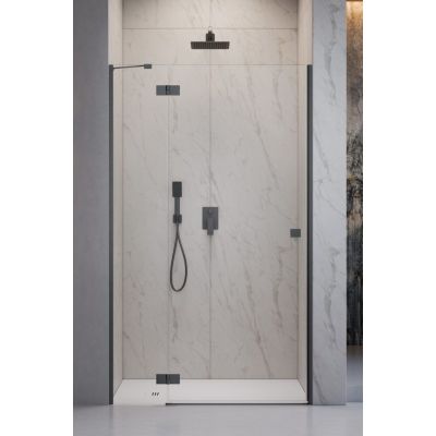 Radaway Essenza 8 Brushed Gunmetal DWJ ścianka prysznicowa 33,7 cm gunmetal szczotkowany/szkło przezroczyste 10460337-92-01L