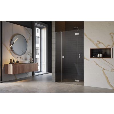 Radaway Essenza New DWJS drzwi prysznicowe 80,5 cm prawe chrom/szkło przezroczyste 1385033-01-01R