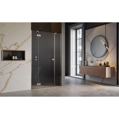 Radaway Essenza New DWJS drzwi prysznicowe 80,5 cm lewe chrom/szkło przezroczyste 1385033-01-01L
