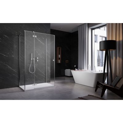 Radaway Essenza New KDJ+S drzwi prysznicowe 80 cm lewe chrom/szkło przezroczyste 1385021-01-01L