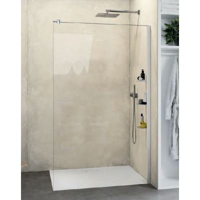 Huppe Select+ ścianka prysznicowa walk-in 90 cm srebrny połysk/szkło przezroczyste SL0213.069.322
