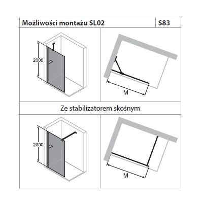 Huppe Select+ ścianka prysznicowa walk-in 90 cm srebrny połysk/szkło przezroczyste SL0213.069.322