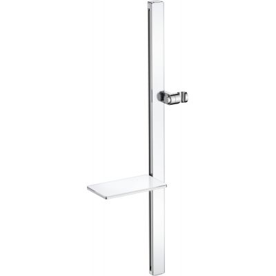 Duravit drążek prysznicowy 81 cm z półką chrom/biały błyszczący UV0600015005