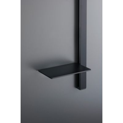 Duravit drążek prysznicowy 81 cm z półką czarny mat UV0600015046