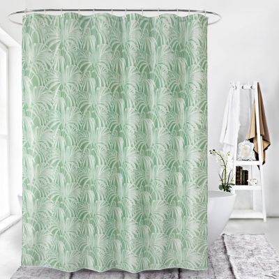 Duschy Lummig zasłona prysznicowa 200x180 cm zielone liście 623-03