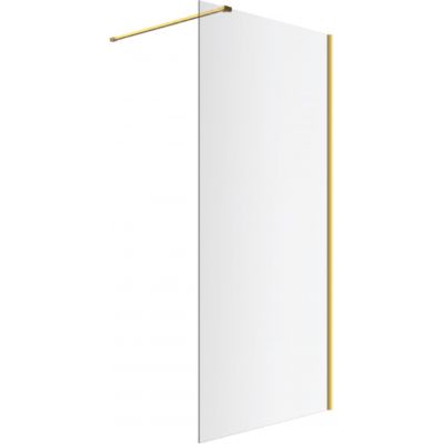 Excellent Vidoq Walk-in ścianka prysznicowa 80 cm złoty szczotkowany/szkło przezroczyste KAEX.1506.K.800.GB