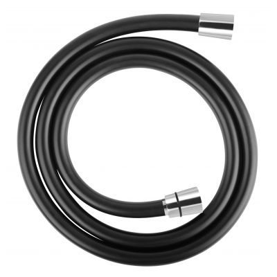 Ferro Black PVC wąż prysznicowy 150 cm czarny W43
