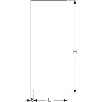 Geberit One ścianka prysznicowa walk-in 99 cm szkło przezroczyste 560.002.00.1