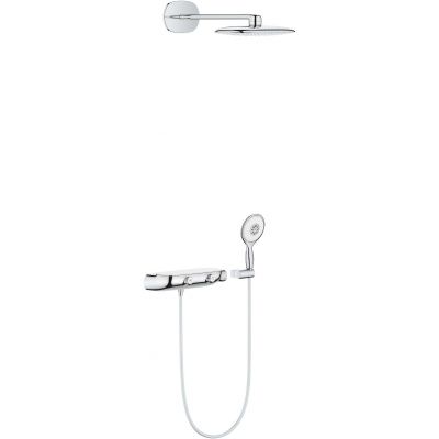 Grohe Rainshower System SmartControl Mono 360 zestaw prysznicowy podtynkowy termostatyczny z deszczownicą chrom 26446000