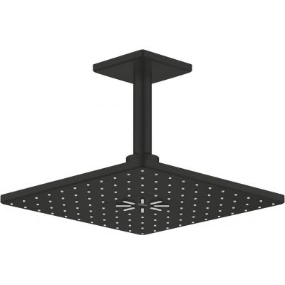 Grohe Rainshower SmartActive 130 deszczownica z ramieniem 31x31 cm kwadratowa czarna 264812430