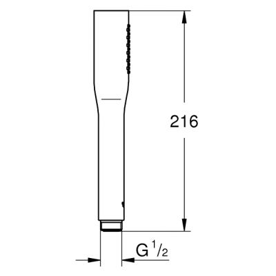 Grohe Euphoria słuchawka prysznicowa SuperSteel 27400DC0