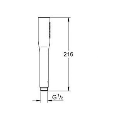 Grohe Vitalio Get słuchawka prysznicowa chrom 27458000