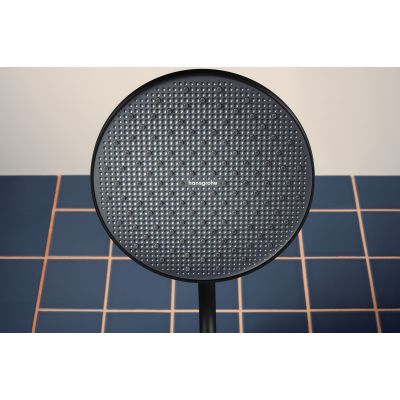 Hansgrohe Activera S zestaw wannowo-prysznicowy ścienny termostatyczny z deszczownicą czarny 28083670