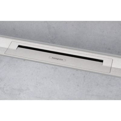 Hnsgrohe RainDrain Flex element zewnętrzny odpływu liniowego 100 cm stal szlachetna szczotkowana 56053800