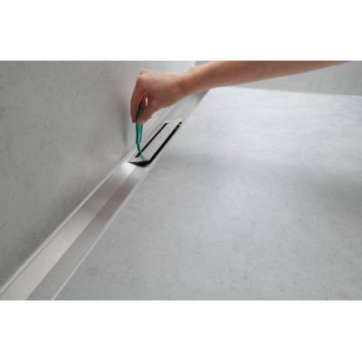 Hnsgrohe RainDrain Flex element zewnętrzny odpływu liniowego 100 cm stal szlachetna szczotkowana 56053800