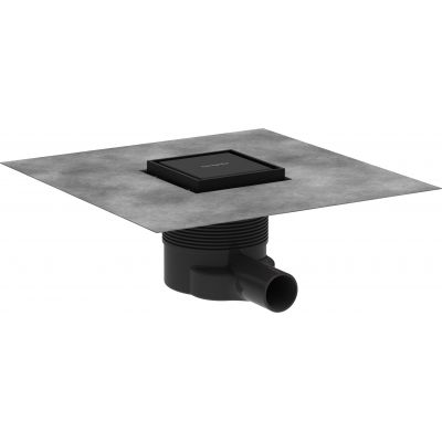 Hansgrohe RainDrain Brilliance odpływ prysznicowy 10 cm czarny mat 56250670