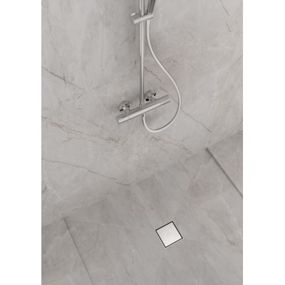 Hansgrohe RainDrain Brilliance odpływ prysznicowy 15 cm stal szlachetna szczotkowana 56251800