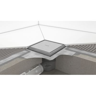 Hansgrohe RainDrain Brilliance odpływ prysznicowy 15 cm stal szlachetna szczotkowana 56251800