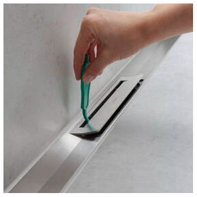 Hnsgrohe RainDrain Flex element zewnętrzny odpływu liniowego 100 cm stal szlachetna szczotkowana 56053800