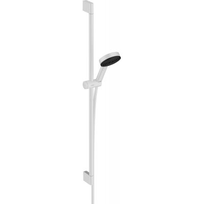 Hansgrohe Pulsify Select zestaw prysznicowy ścienny EcoSmart biały mat 24171700