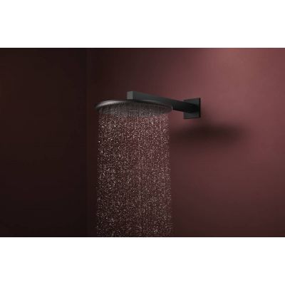 Hansgrohe Raindance Alive S EcoSmart deszczownica 30x30 cm okrągła czarny mat 24521670