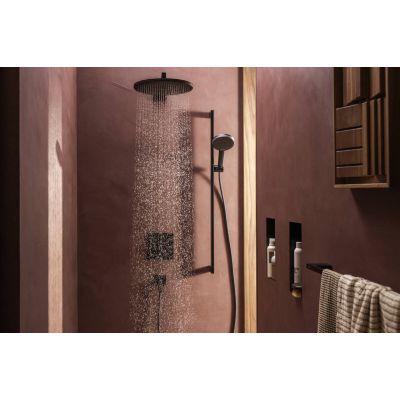 Hansgrohe Raindance Alive S EcoSmart deszczownica 30x30 cm okrągła czarny mat 24521670
