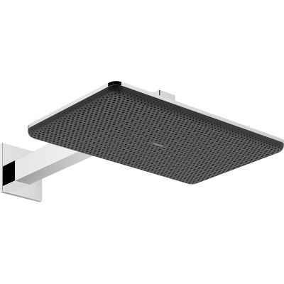 Hansgrohe Raindance Alive Q EcoSmart deszczownica z ramieniem 34,3x21,4 cm prostokątna chrom 24551000