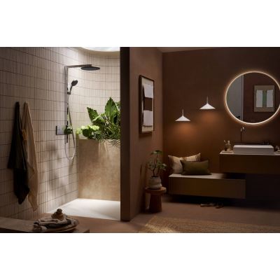 Hansgrohe Raindance Alive S zestaw prysznicowy ścienny termostatyczny z deszczownicą chrom 24582000