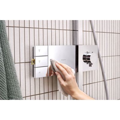 Hansgrohe Raindance Alive S zestaw prysznicowy ścienny termostatyczny z deszczownicą chrom 24595000