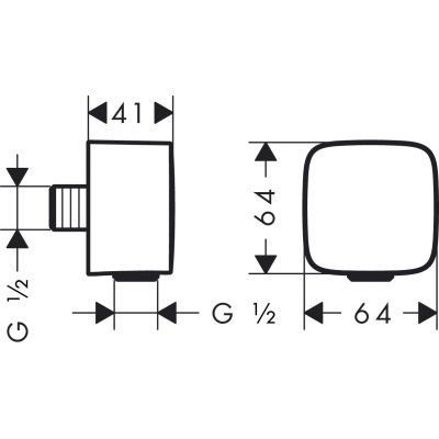 Zestaw Hansgrohe Logis bateria prysznicowa podtynkowa z kompletem natryskowym Croma i przyłączem FixFit chrom/biały (71605000, 01800180, 26582400, 26457000)