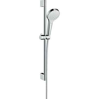 Hansgrohe Croma Select S EcoSmart zestaw prysznicowy ścienny biały/chrom 26565400