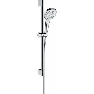 Hansgrohe Croma Select E zestaw prysznicowy ścienny biały/chrom 26580400