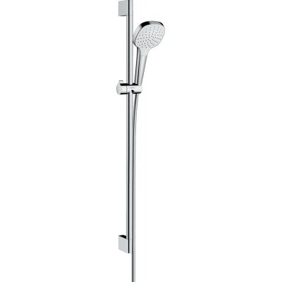 Hansgrohe Croma Select E EcoSmart zestaw prysznicowy ścienny biały/chrom 26595400