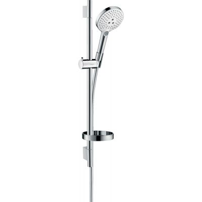 Hansgrohe Raindance Select S zestaw prysznicowy ścienny biały/chrom 26630400