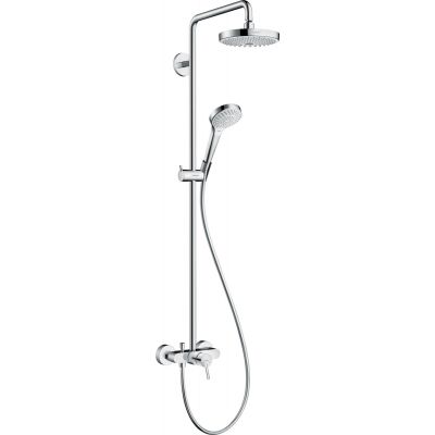 Hansgrohe Croma Select S Showerpipe zestaw prysznicowy ścienny biały/chrom 27255400