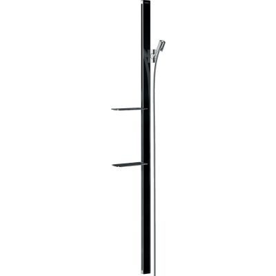 Hansgrohe Unica'E drążek prysznicowy 150 cm z wężem i mydelniczką czarny/chrom 27645600
