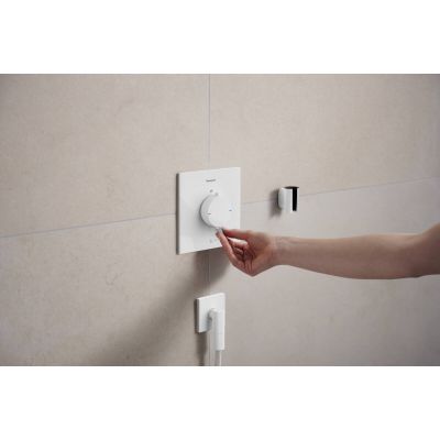 Hansgrohe Ecostat Comfort E bateria prysznicowa podtynkowa termostatyczna biała 33710700