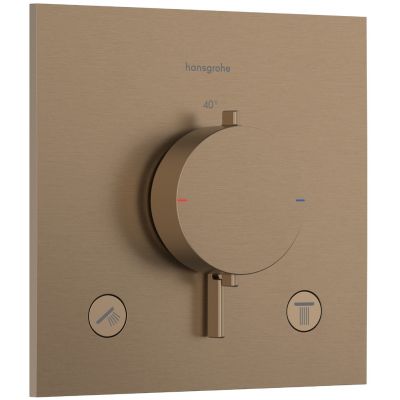 Hansgrohe Ecostat Comfort E bateria wannowo-prysznicowa podtynkowa termostatyczna brąz szczotkowany 33711140