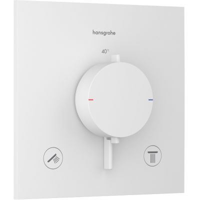 Hansgrohe Ecostat Comfort E bateria wannowo-prysznicowa podtynkowa termostatyczna biała 33711700
