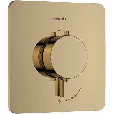 Hansgrohe Ecostat Comfort Q bateria prysznicowa podtynkowa termostatyczna złoty optyczny polerowany 33712990