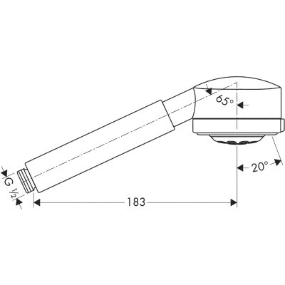 Główka prysznicowa Hansgrohe Axor 38850000
