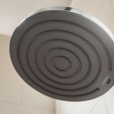 Hansgrohe Pulsify deszczownica 26 cm okrągła EcoSmart z przyłączem ściennym chrom 24151000