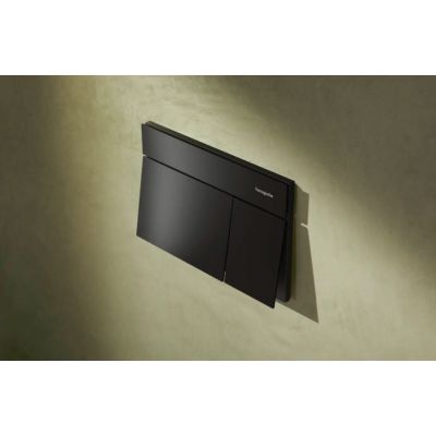 Hansgrohe Element E przycisk spłukujący do WC czarny 66003670