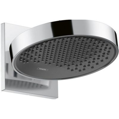 Hansgrohe Rainfinity deszczownica z ramieniem 25x25 cm okrągła czarny chrom szczotkowany 26227340