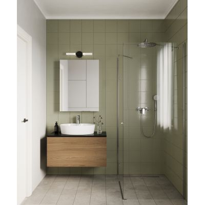 Hagser Gisa kabina prysznicowa 90x90 cm kwadratowa chrom/szkło przezroczyste HGR20000020