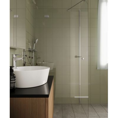 Hagser Gisa kabina prysznicowa 90x90 cm kwadratowa chrom/szkło przezroczyste HGR20000020