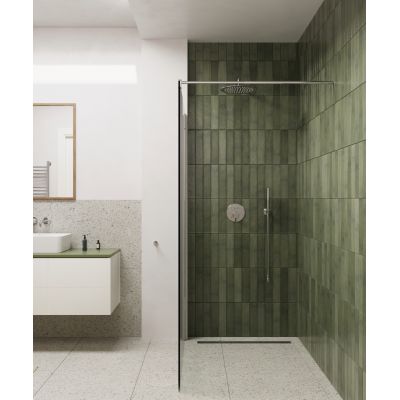 Hagser Bertina Walk-In ścianka prysznicowa 100 cm chrom/szkło przezroczyste HGR16000022