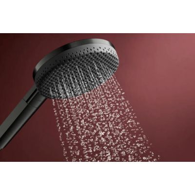 Hansgrohe Raindance Alive Select S zestaw prysznicowy ścienny Czarny Chrom Szczotkowany 24611340