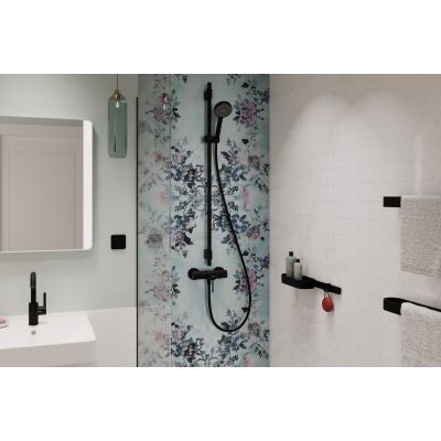Hansgrohe Activera Select S zestaw prysznicowy ścienny czarny 28050670